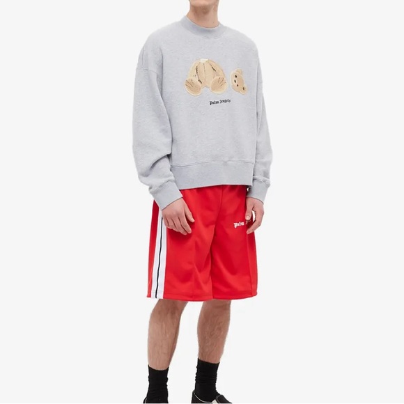 Sz Small Red Palm Angels Track Shorts - Picture 6 of 6